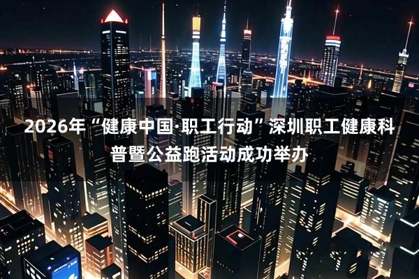 2026年“健康中国·职工行动”深圳职工健康科普暨公益跑活动成功举办